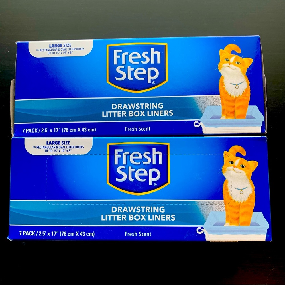 Fresh Step Litter Box Liners - Two Boxes